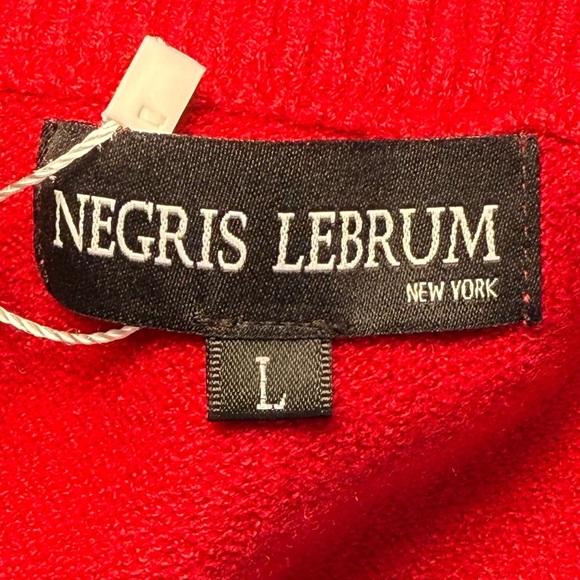 NWT NEGRIS LEBRUM (L) Men’s Luxurious Designer Knitted Ribbed - Picture 12 of 13